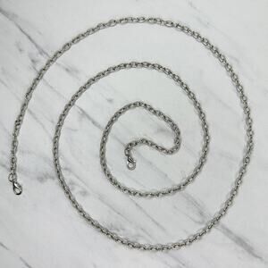 Skinny Dainty Silver Tone Chain Link Purse Bag Replacement Strap ✨